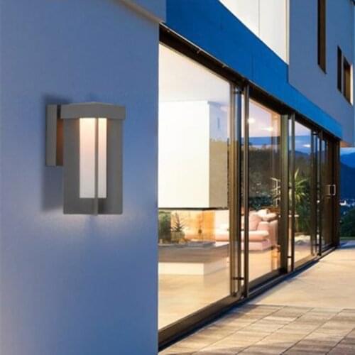 Modern LED Wall Light Waterproof Outdoor Garden Porch Wall Outdoor Installation Wall Lamp Lighting European Interior Wall Light