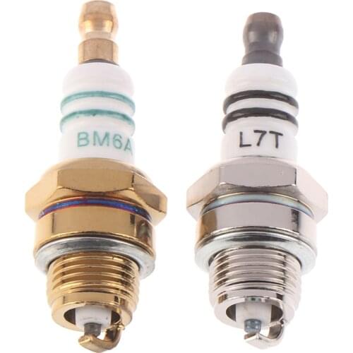 1PCS BM6A Spark Plug Glow Plug Standard Spark Plug BM6A Small Engine Replacemnet for 2-stroke Chainsaw Lawn Mower Strimmer