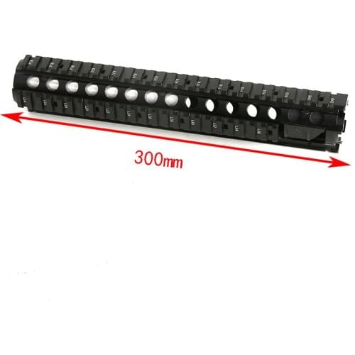 Tactical Aluminum RAS RIS Airsoft Protector M5 M4 Series AEG ARMY CYMA Railway Interface System 12 inch Sub Rifle Accessories