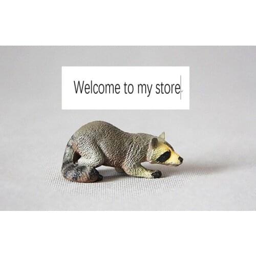 Solid pvc figure toy model little Raccoon