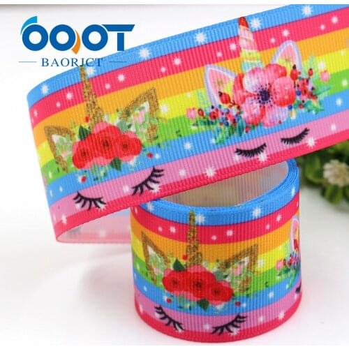 1-1/2'' 38mm cartoon Printed grosgrain ribbon,10yrds DIY Hair Bow Wedding Festival Home Party Birthday Decorations