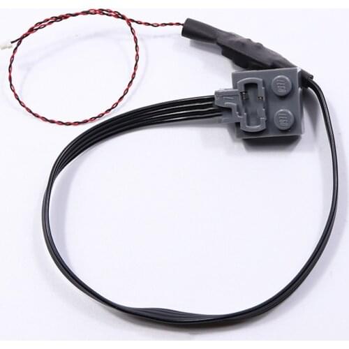 1Pcs MOC Building Model Material Circuit DIY Lighting Components For Legoeds Battery Box Power Cord