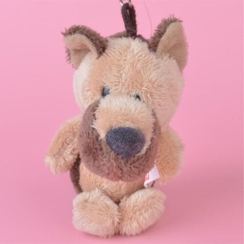 1 Pcs Wolfhound Dog Small Plush Pendant Toy, Kids Doll Keychain / Keyholder Gift Free Shipping