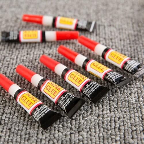 10pcs Lot Instant Strong Super Glue 502 Leather Wood Rubber Metal Cyanoacrylate Glass Stationery Touch Screen Adhesive Sticks