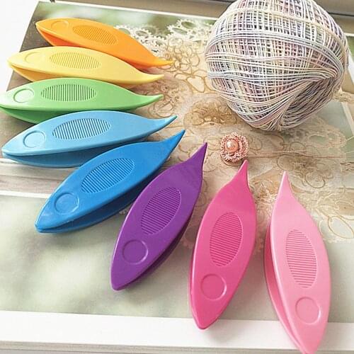 10 Pcs/Lots DIY Shuttle For Woven Shuttles Plastic Woven Tools Shuttle Loomslace Knitting Tool Set Tatting Sewing Accessories