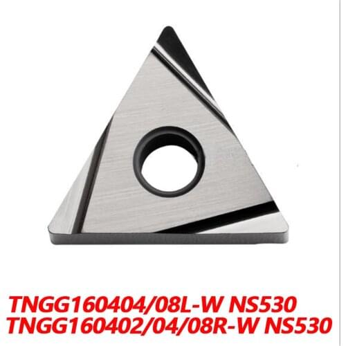 100% TNGG TNGG160402R-W NS530 TNGG160404L TNGG160404R TNGG160408L TNGG160408R Carbide Insert Blades Imported From Japan Durable