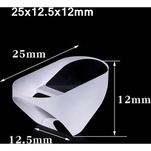 25x12.5x12mm Optical Glass Triangular Right Angle lsosceles K9 Porro Prism Lens For Telescopex Optics