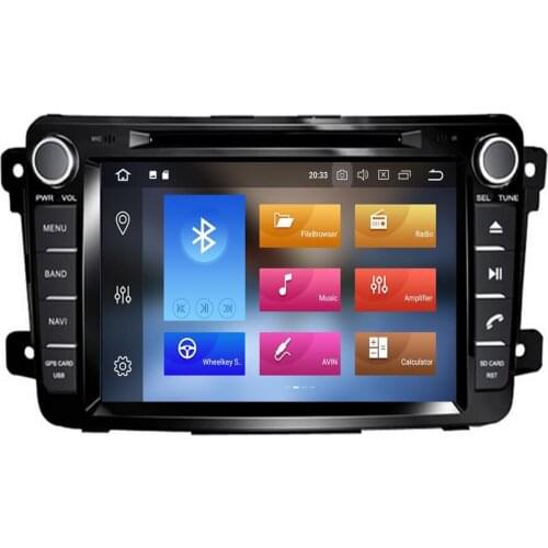 2Din Android 10 For Mazda CX9 Car DVD Player 8"GPS Navigation 4G+32G Phone Link Bluetooth RDS Car Radio Fast Boot