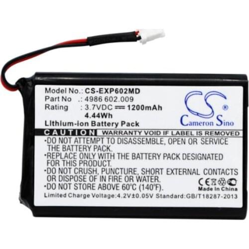 Cameron Sino 1200mAh battery for EPPENDORF Multipette E3 E3x Repeater Stream Xstream 4986 602.009