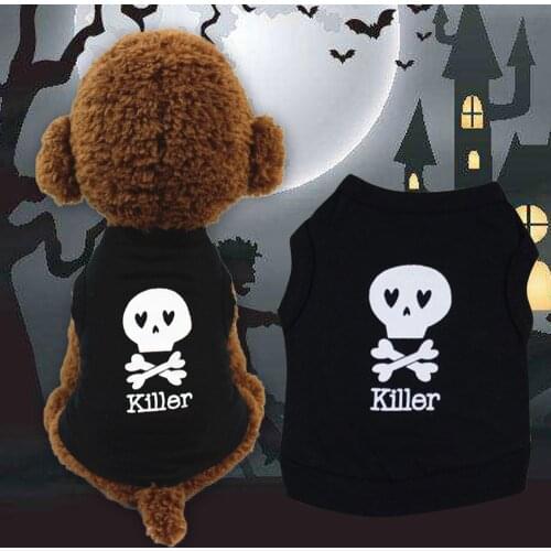 Behogar Cute Halloween Dog Clothes Cute Pets Clothes Dog Cat Halloween Party Costume Supplies for Pomeranian Chihuahua Maltese