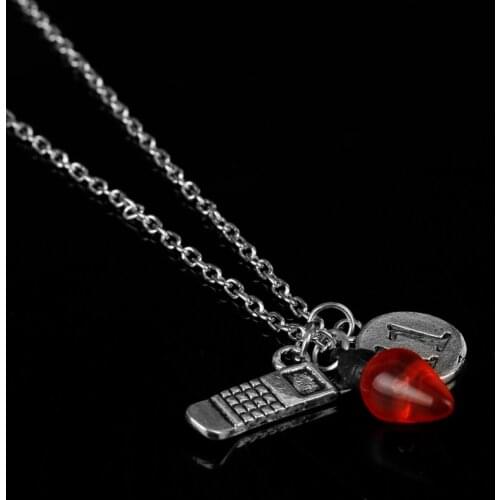 Dongsheng Fashion Jewelry Stranger Thing Choker Necklace Punk Phone Camera Pendant Necklace Chain Xmas Light Bulb Necklace-30