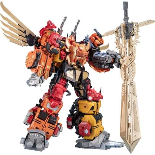 JINBAO 6 IN 1 Devastator Predaking Transformation Toys Boy Oversize 50cm Robot Car KO G1 Model Anime Action Figure Kid Gift