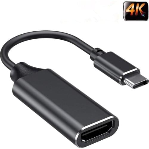 USB C to HDMI-compatible Adapter 4K 30Hz Cable Type C HDMI for MacBook Samsung Galaxy S10 Huawei Mate P20 Pro USB-C HDMI Adapter