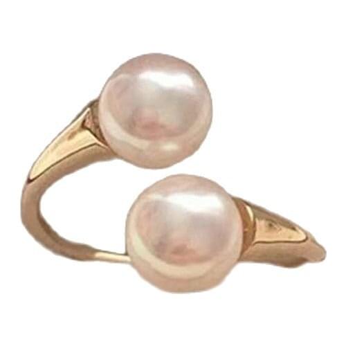 Classic Rings Resizable Design Rings Base 925 Silver Pearl Rings Settings Women DIY Pearl Rings Accessory No Pearl