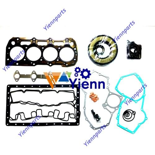 For Caterpillar cat C2.2 C2.2T Full Gasket Kit With Cylinder Head Gasket Excavator Tractor Loader Diesel Engine Spare Parts