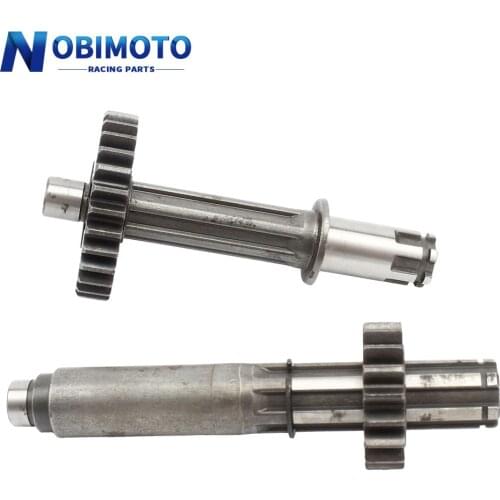 Motorbike Automatic Wave Main Shaft Counter Shaft Transmission Gear Box For All Chinese 50cc-110cc Automatic Wave Engines ZB-140
