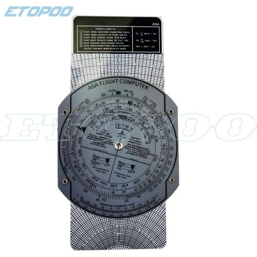 Pilot Slide Rule for Plastic Pilots Military Flight Slide Rule Aviation Flight Ruler Multifunctional navigation ruler gauge