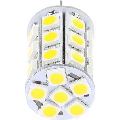 27Led Marine G4 Light Lamp 5050SMD Led As Light Source Replace Halogen 35W 12VAC&12VDC&24VDC 540-594LM 1pcs/lot