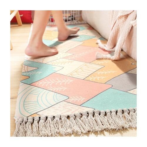 PAYSOTA High Quality Bedside Carpet Rectangular Bedroom Non-Slip Mat
