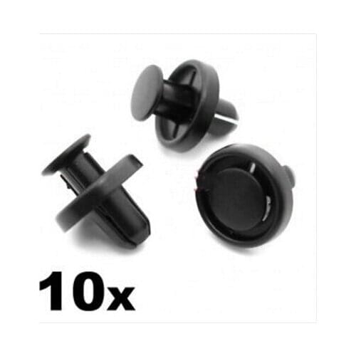 10x 8mm For Subaru Wheel Arch Lining, Inner Wing, Splashguard Plastic Trim Clips