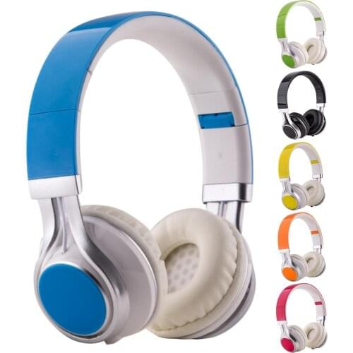 Wired Headphone 3.5mm Stereo Headset Foldable Earphone for Phone Computer Tablet