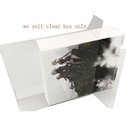 Clear transparent box For PS4 NieR Replicant Lunar Tear Edition storage box collection display box protective Cartridge box