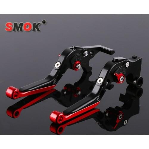 SMOK Motorcycle Accessories CNC Aluminum Adjustable Folding Extendable Brake Clutch Levers For Yamaha YZF R3 YZF-R3 2014-2018