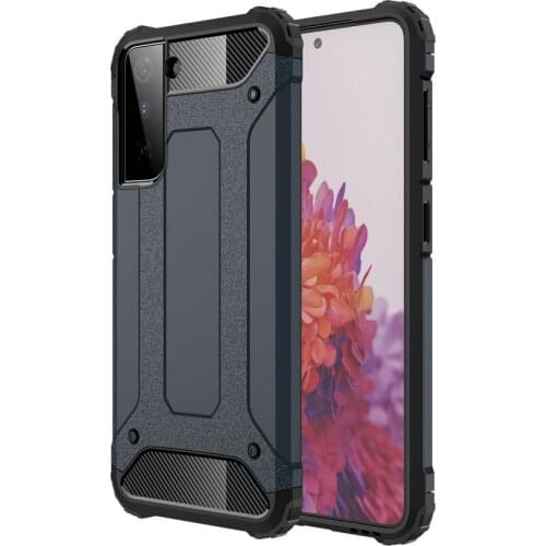 50pcs/lot For Galaxy A02S EU/US A32 A52 A72 2 in 1 Detachable Heavy Duty Armor Hard Case For Samsung Galaxy S21 Plus S30 Ultra