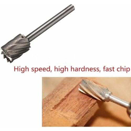 12* Drill 39mm Tool Wood Bits High Hardness High Speed Steel Milling Burrs