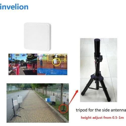 Tripod stand for long-distance rfid antenna read range 5-15meter passive waterproof rfid door antenna ip67 Circular Polarization