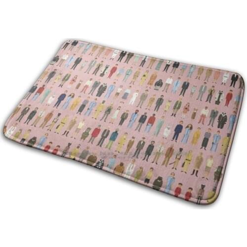 Wes Anderson Movie Characters Mat Rug Carpet Anti - Slip Bedroom Entrance Door Mat Wes Anderson Wes Anderson Wes Anderson Face