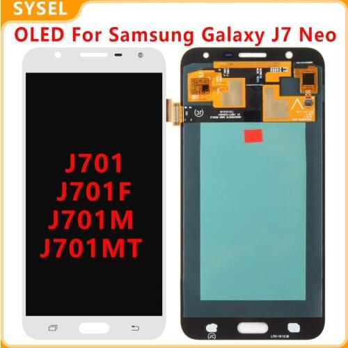 OLED For Samsung Galaxy J7 Neo J701 J701F J701M J701MT LCD Display Touch Screen Assembly Replacement With Tool