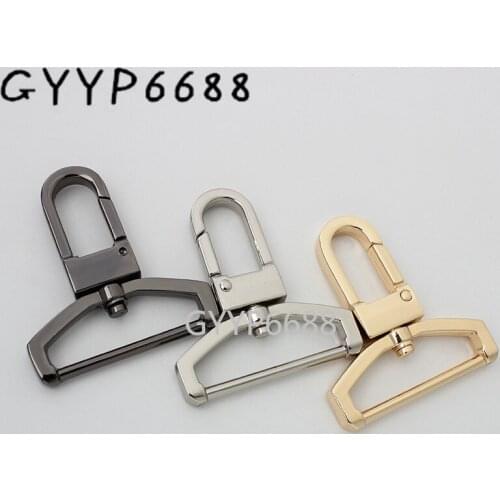 10-30-100pcs 3 colors 54*38mm metal snap hook for outdoor backpack bag swivel trigger clasp buckles purse accessories