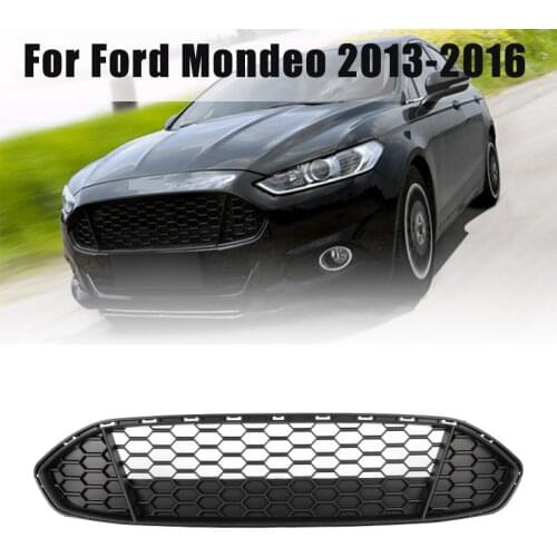 Auto Front Bumper Racing Grille For Ford Fusion Mondeo 2013 2014 2015 2016 Honeycomb Mesh Cover Car Styling Modification
