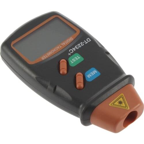 1set High Quality Digital Laser Tachometer RPM Meter Non-Contact Motor Lathe Speed Gauge Revolution Spin