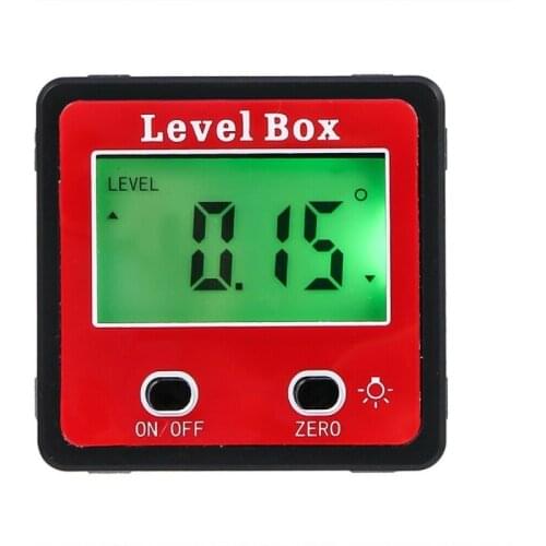 Digital Level Protractor LCD display Inclinometer Magnetic Level Angle Meter Finder Protractor for checking transferring angles