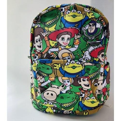 Disney Toy Story Woody Anime Figures Cartoon Product Cosplay Accessories Casual Backpack Rucksacks Gifts Unisex