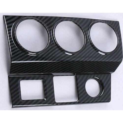 For Mitsubishi ASX 2020 Center Console Air Conditioning Control Switch Cover Trim Car AC Knobs Sticker Car Styling car accessori