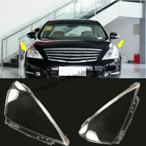 For Nissan Teana Altima 2008 2009 2010 Left and Right Front Kit Cover Lens Headlights