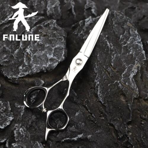 FnLune 6.0 Inch ATS-34 Professional Hair Products Salon Scissors Barber Supplies Cut Barber Haircut Shear Hairdressing Scissors