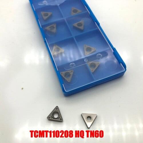 TCMT110202-HQ TCMT110204-HQ TCMT110208-HQ TN60 Carbide Inserts TCMT 110202 110204 Lathe Cutter Tools Turning Tool CNC