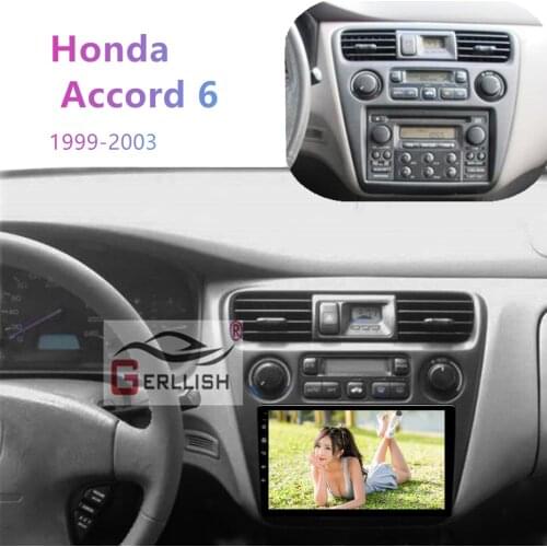Gerllish Android For Honda Accord 6 1999 - 2003 Built - in Car Radio Multimedia Video Player Navigation GPS stereo