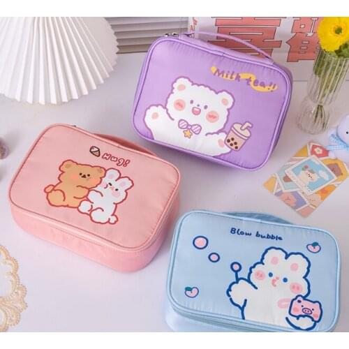 Creative and simple multi-color choice waterproof and dust-proof large capacity multi-functional portable cosmetic bag J06