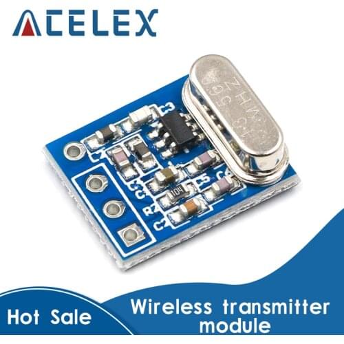 1Set 2Pcs 433MHZ Wireless Transmitter Receiver Board Module SYN115 SYN480R ASK/OOK Chip PCB for arduino