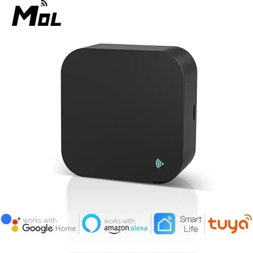 MOL Tuya Smart IR Remote Control WiFi Universal for Air Conditioner TV AC DVD AUD Voice Work with Alexa Google Home
