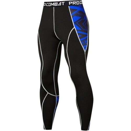 Mens Compression Pants Breathable Quick-drying Tights Basketball Uniforms Running Training Fitness Sports Trousers