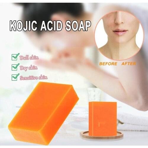 Handmade Turmeric Soap Oil Control Brighter Scars Cleansing Soap Skin Ginger Acne Lighten Spots Bath Removing Makeup Care D C7X4