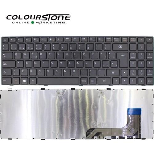 New SP Laptop Keyboard For Lenovo Ideapad 100-15 100-15IBY 100-15IB B50-10 NANO NSK-BR0SN Spanish Notebook Black Teclado
