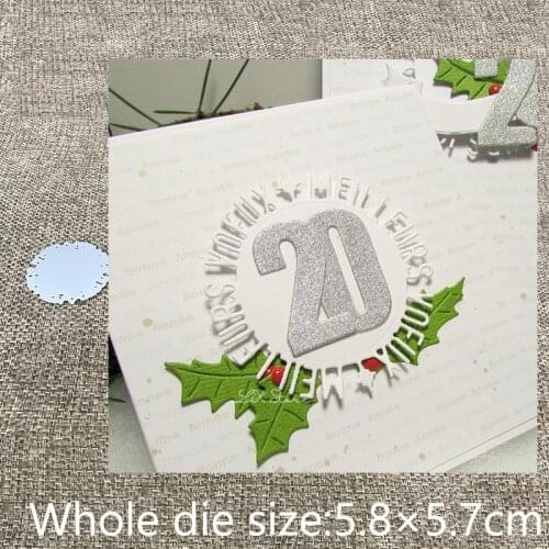 New Design Craft Metal stencil Cutting Dies French Best wishes circle frame scrapbook die cuts Album Paper Card Craft Embossing