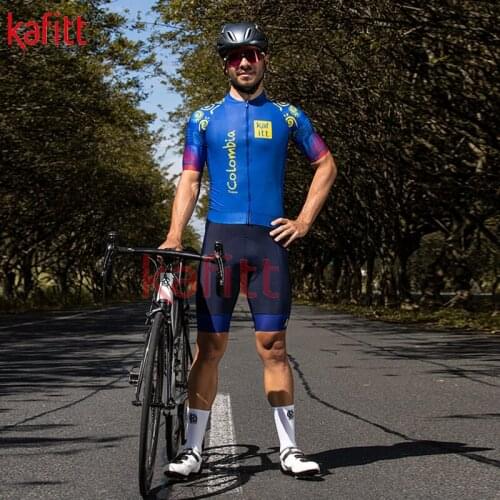 Kafitt new pro Short-sleeved Mens professional short-sleeved cycling wear suit Ciclismo racing jersey jumpsuit casual wear